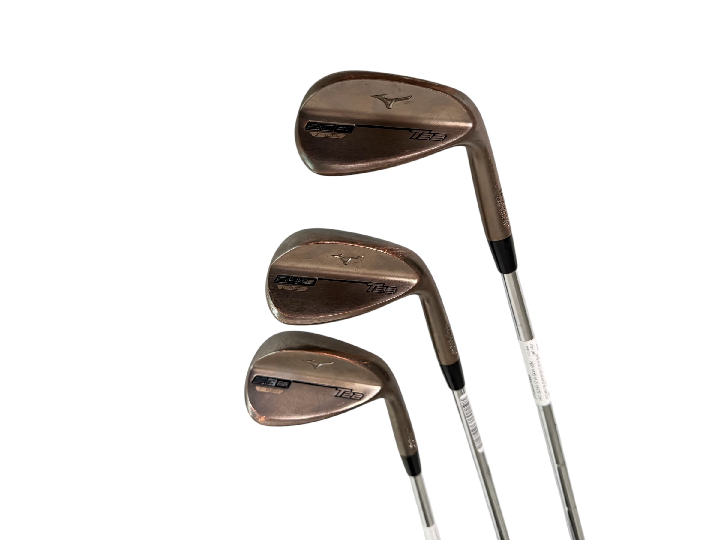 Mizuno T22 Wedge Set / 50,54,58 Degree / Stiff Flex
