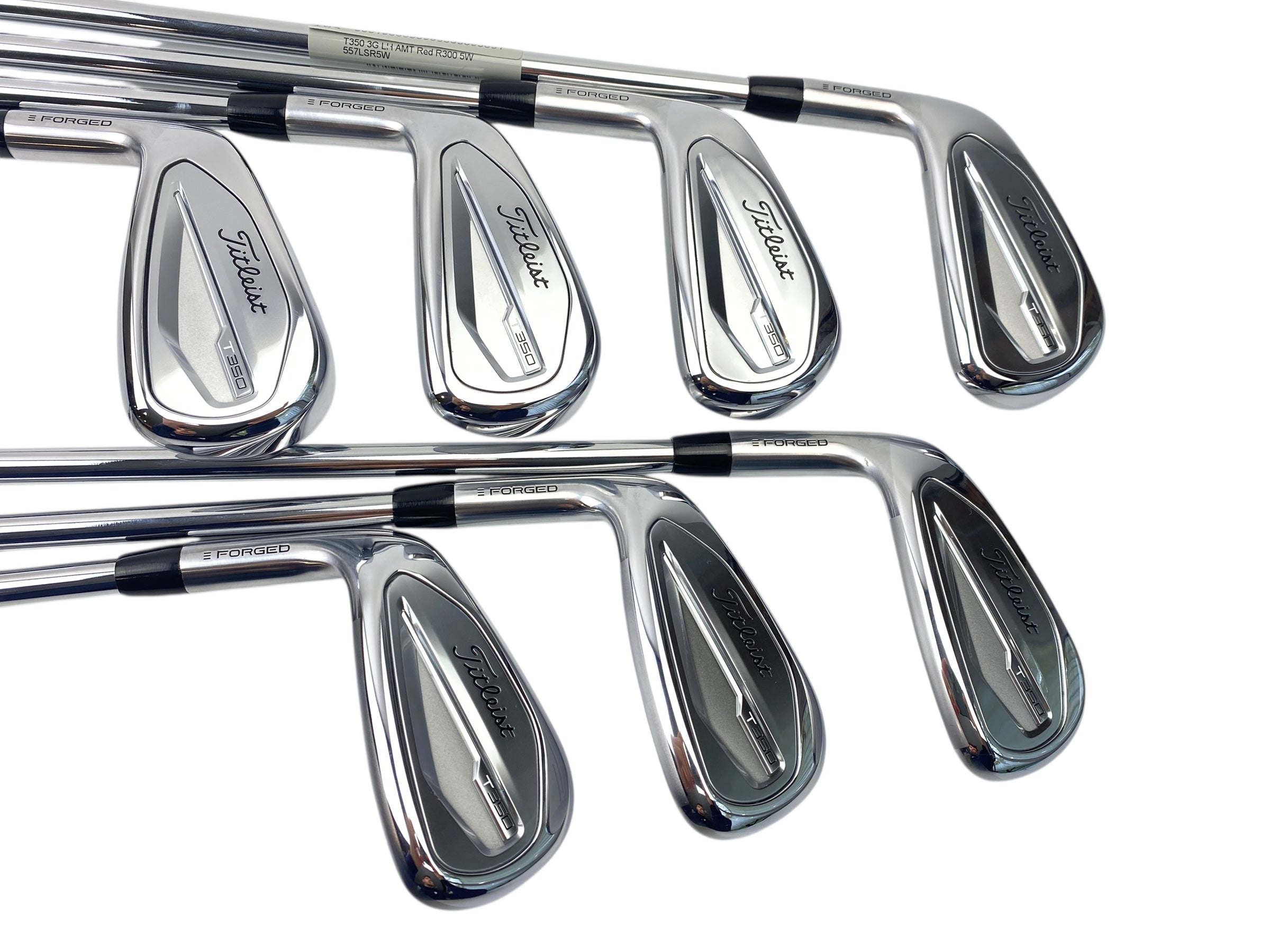 Left Hand Titleist T350 irons / 5-GW / Regular Flex