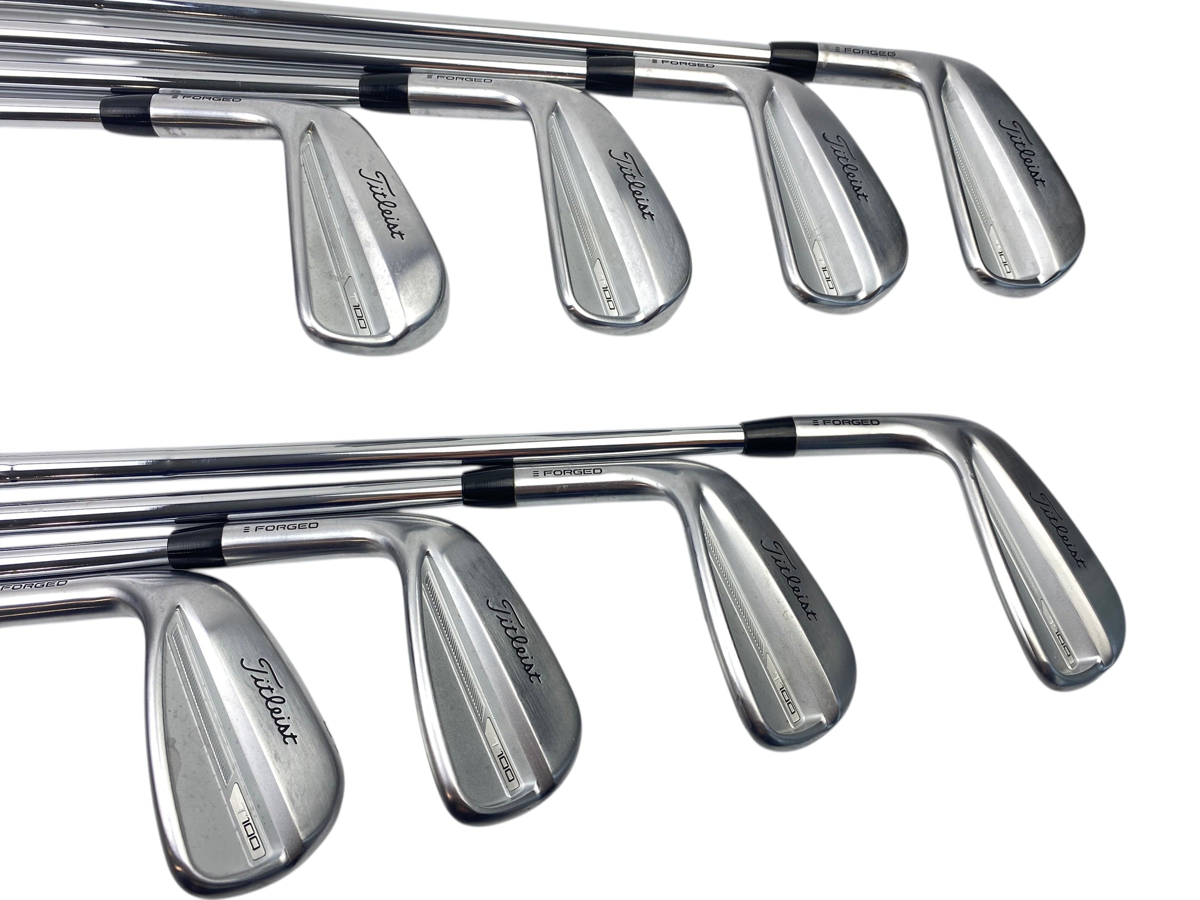 Left Hand Titleist T100 2023 Irons / 4-GW / Stiff Flex