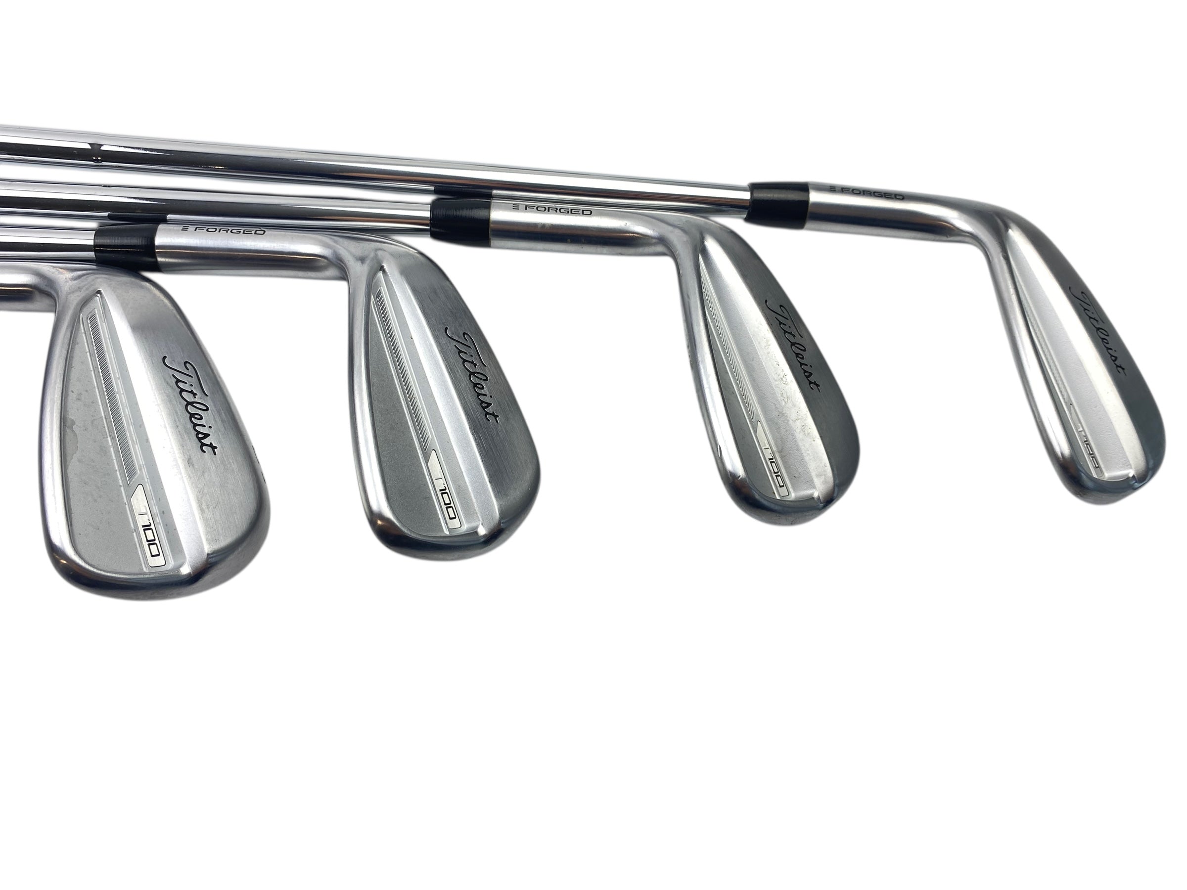 Left Hand Titleist T100 2023 Irons / 4-GW / Stiff Flex