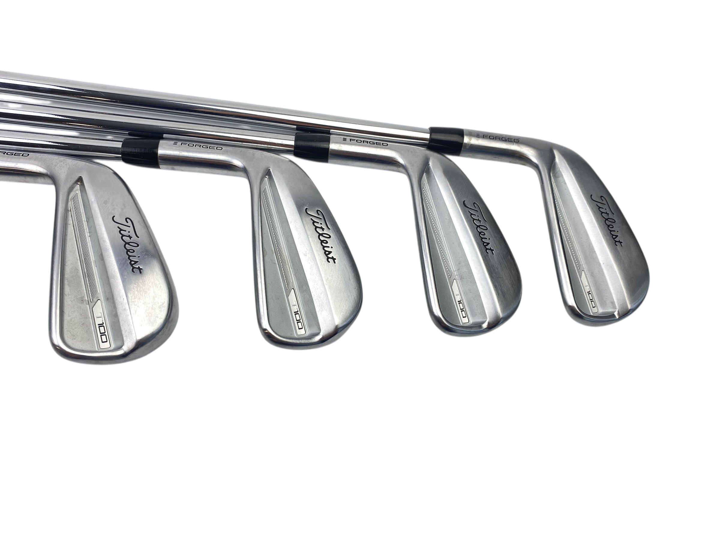 Left Hand Titleist T100 2023 Irons / 4-GW / Stiff Flex