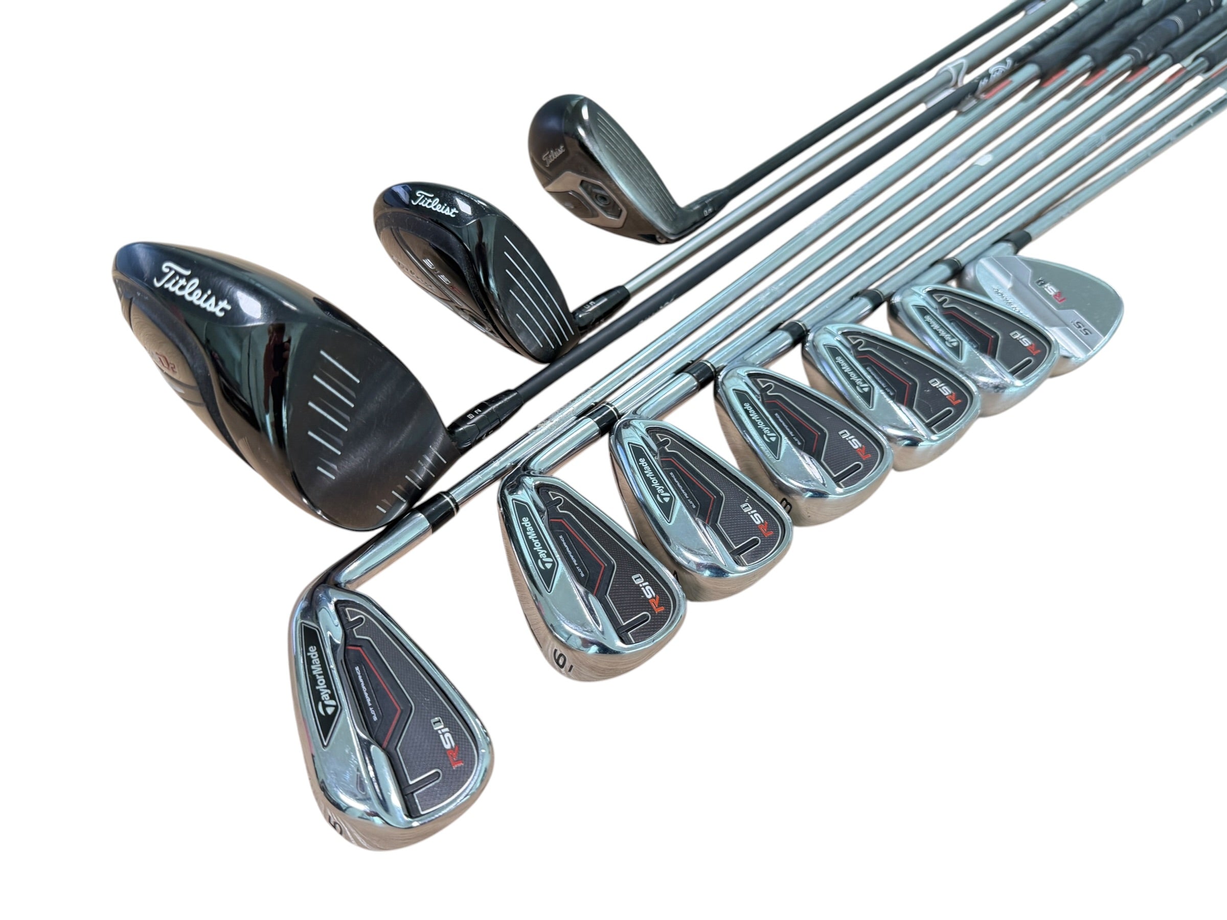 Titleist+Taylormade Stiff Flex Full Set