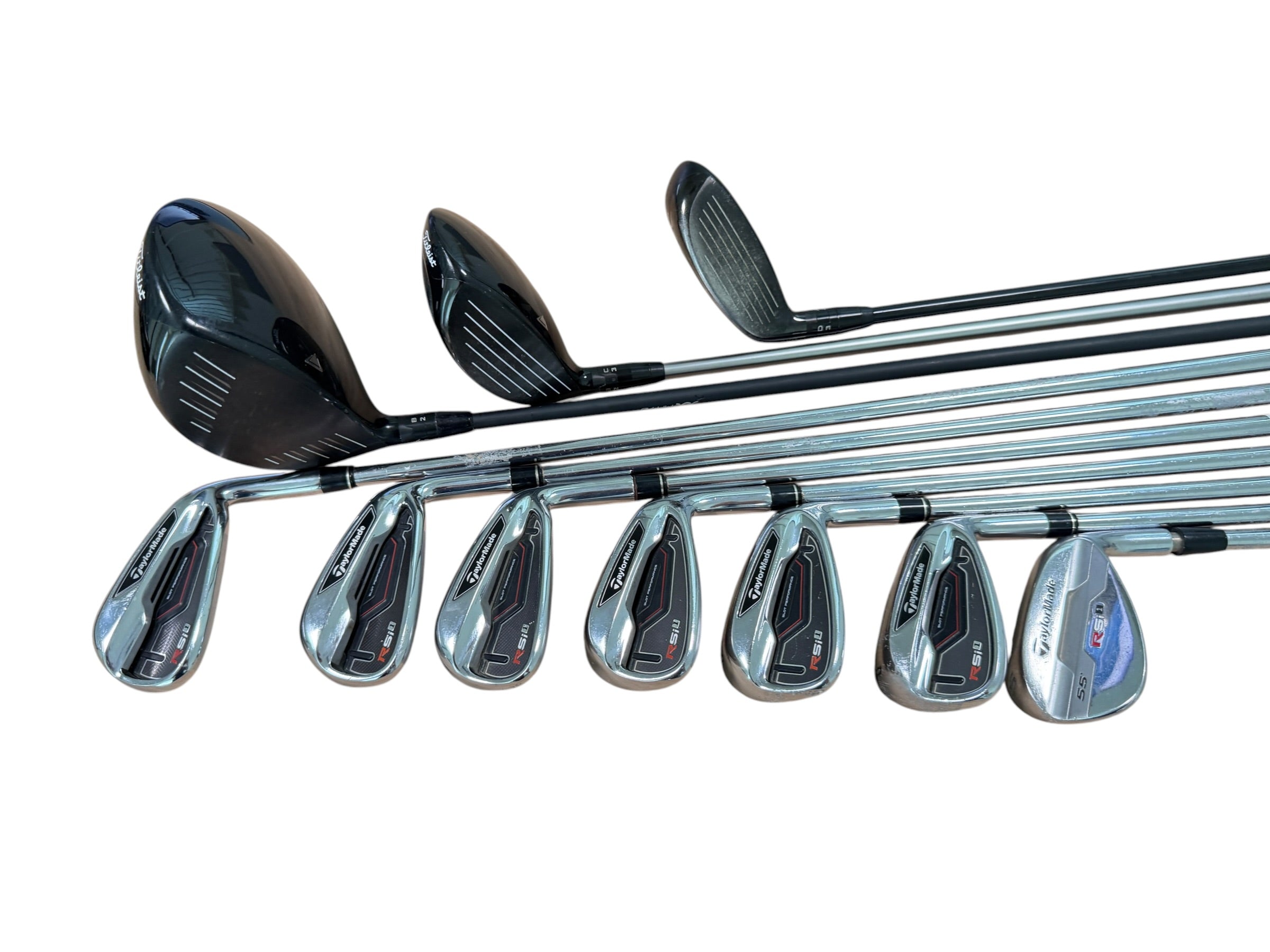 Titleist+Taylormade Stiff Flex Full Set