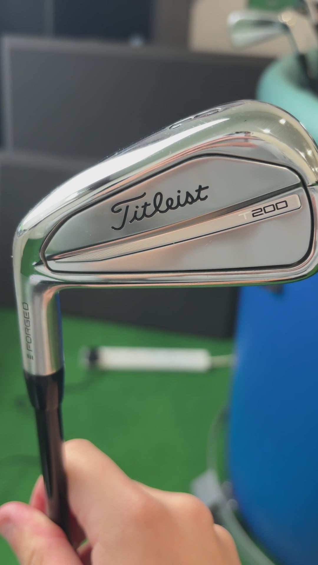 Left Hand Titleist T200 2023 3 Iron / 20 Degree / Stiff Flex