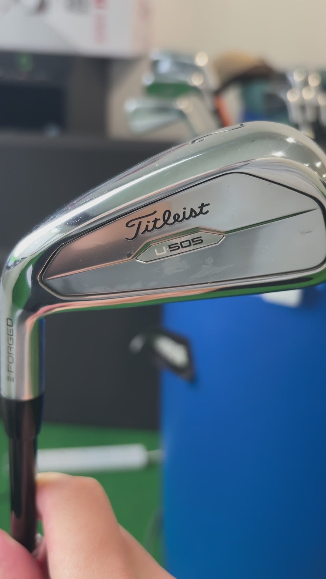 Left Hand Titleist U505 2023 2 Iron / 18 Degree / Stiff Flex