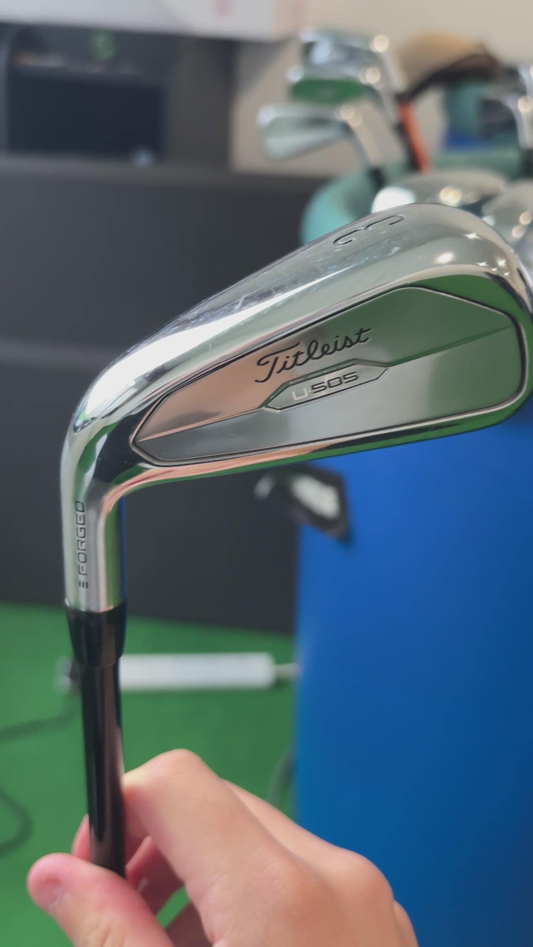 Left Hand Titleist U505 2023 3 Iron / 20 Degree / Stiff Flex