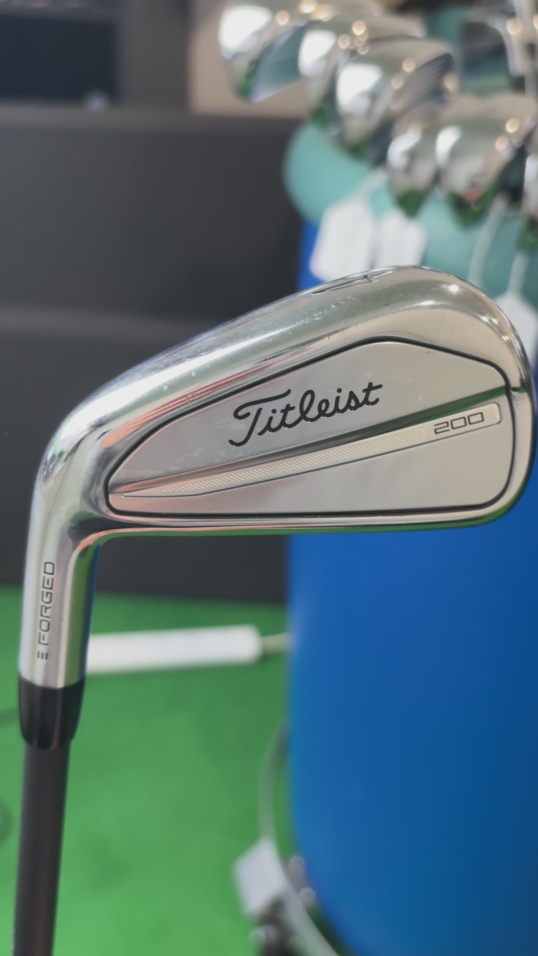 Left Hand Titleist T200 2023 4 Iron / 22 Degree / Stiff Flex