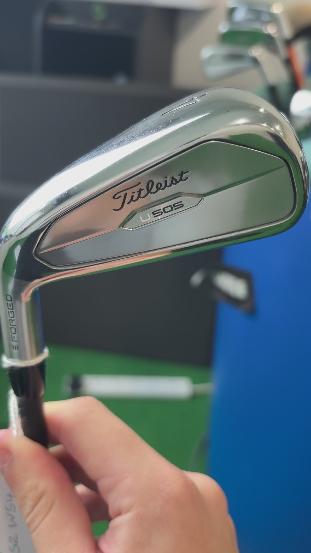 Left Hand Titleist U505 2023 4 Iron / 22 Degree / Regular Flex
